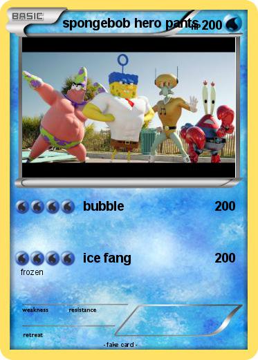 Pokemon spongebob hero pants