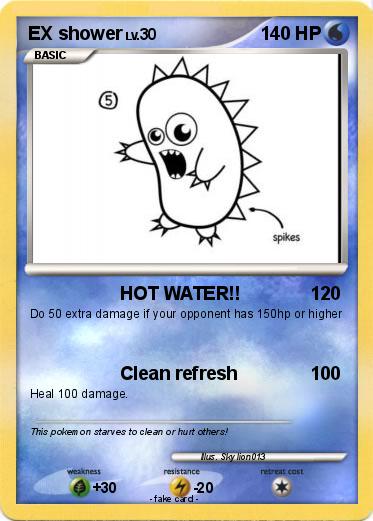 Pokemon EX shower