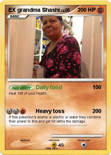 Pokemon EX grandma Shashi