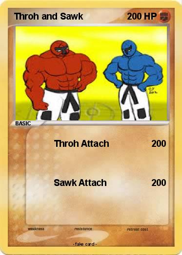 Pokemon Throh and Sawk