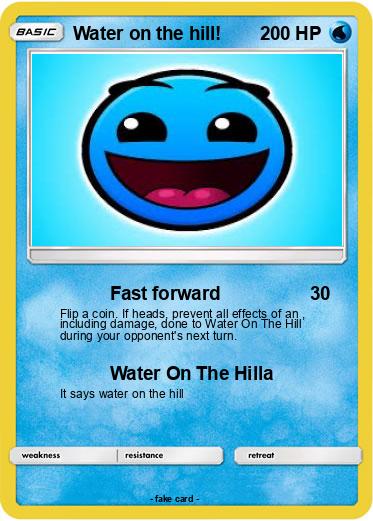 Pokemon Water on the hill!