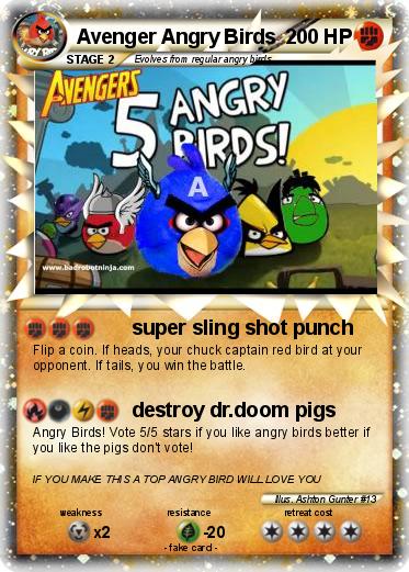 Pokemon Avenger Angry Birds