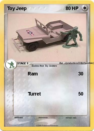 Pokemon Toy Jeep