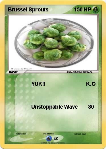 Pokemon Brussel Sprouts