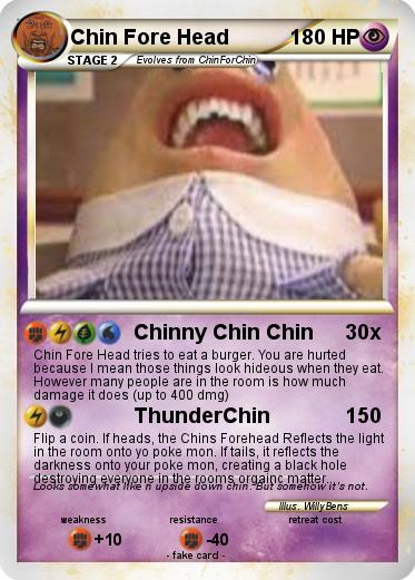 Pokemon Chin Fore Head