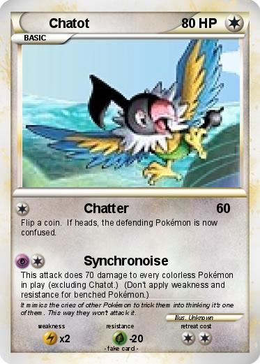 Pokemon Chatot