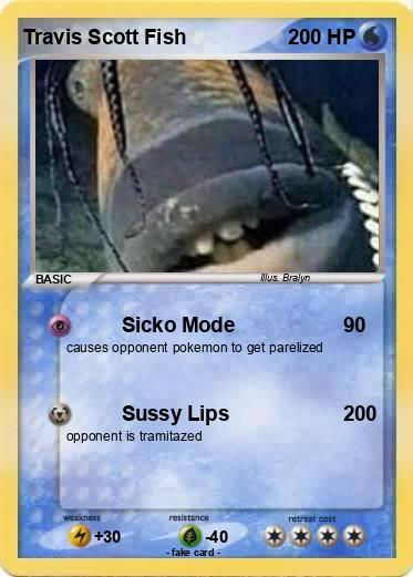 Pokemon Travis Scott Fish