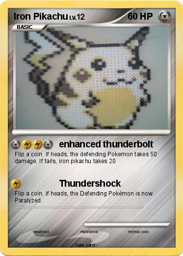 Pokemon Iron Pikachu
