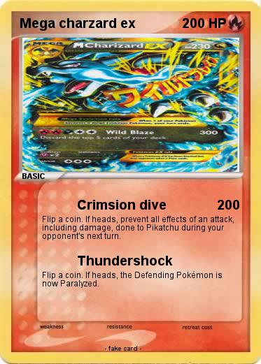 Pokemon Mega charzard ex