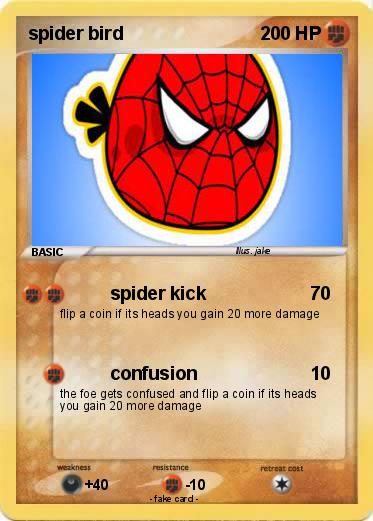 Pokemon spider bird