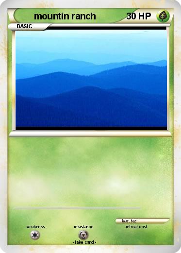 Pokemon mountin ranch