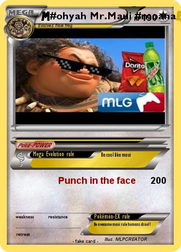 Pokemon #ohyah Mr.Maui #moana