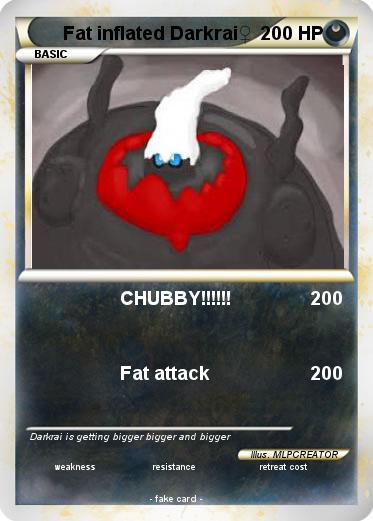 Pokemon Fat inflated Darkrai♀