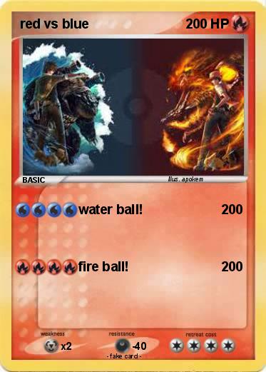 Pokemon red vs blue