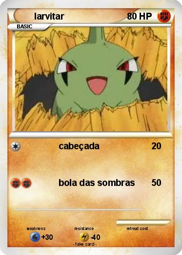 Pokemon larvitar