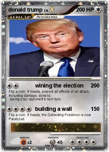 Pokemon donald trump