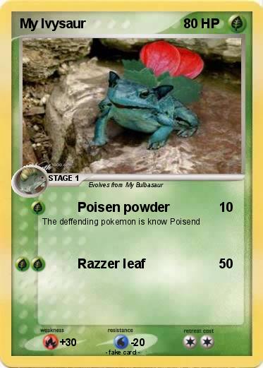Pokemon My Ivysaur