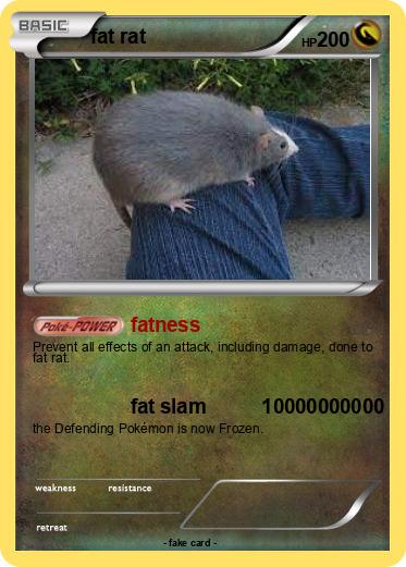 Pokemon fat rat