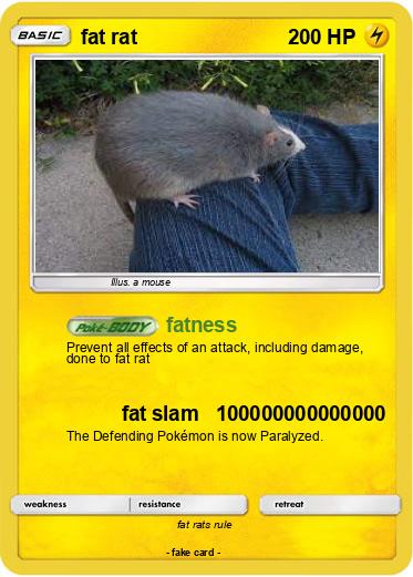 Pokemon fat rat