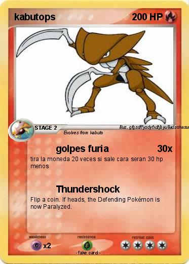 Pokemon kabutops