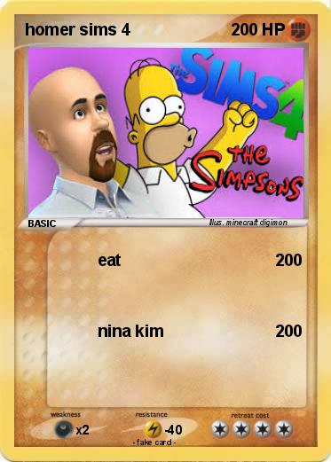 Pokemon homer sims 4