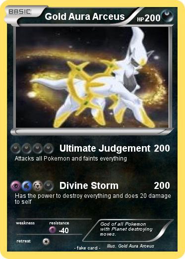 Pokemon Gold Aura Arceus