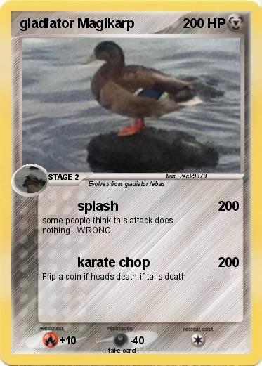 Pokemon gladiator Magikarp