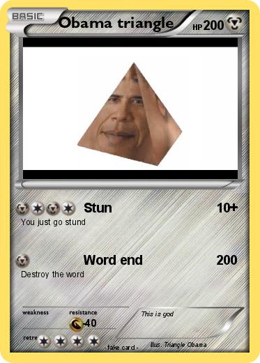 Pokemon Obama triangle