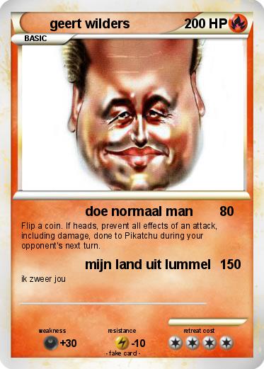 Pokemon geert wilders
