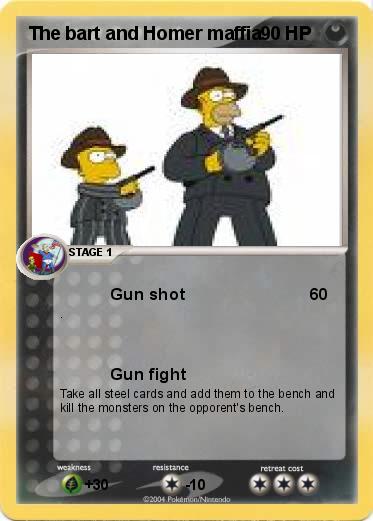 Pokemon The bart and Homer maffia