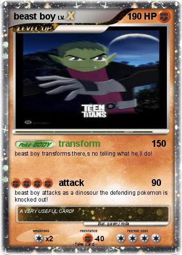 Pokemon beast boy