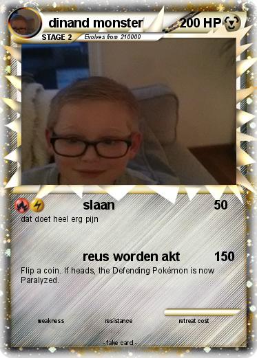 Pokemon dinand monster