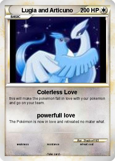 Pokemon Lugia and Articuno