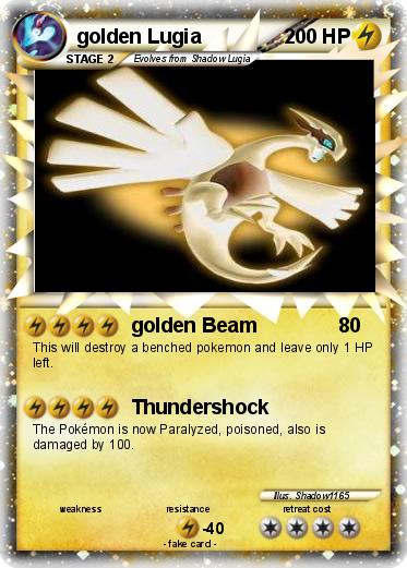 Pokemon golden Lugia