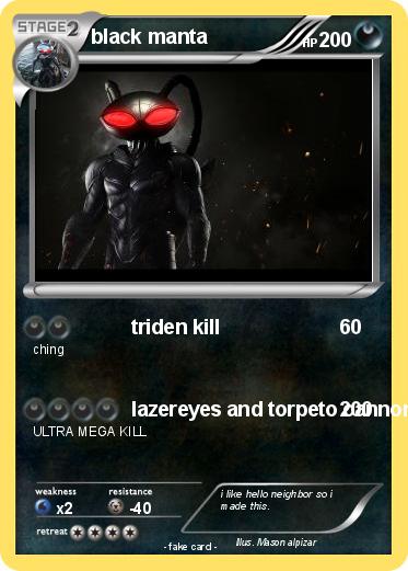 Pokemon black manta