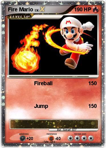 Pokemon Fire Mario