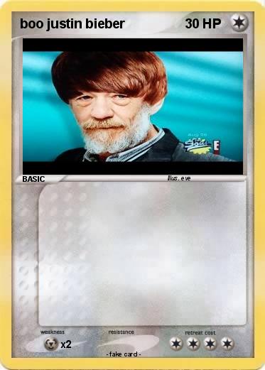 Pokemon boo justin bieber