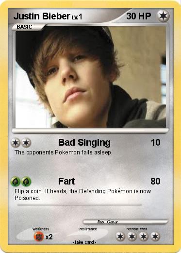 Pokemon Justin Bieber