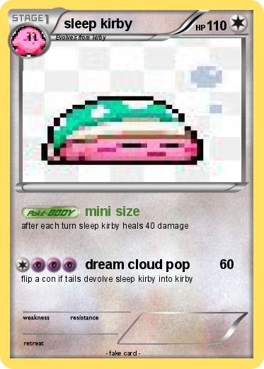 Pokemon sleep kirby