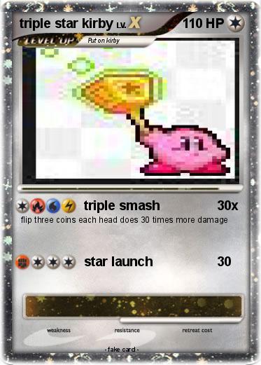 Pokemon triple star kirby