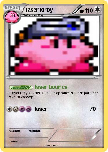 Pokemon laser kirby