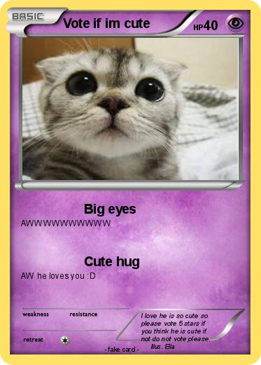 Pokemon Vote if im cute
