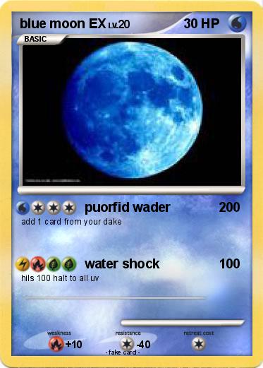 Pokemon blue moon EX