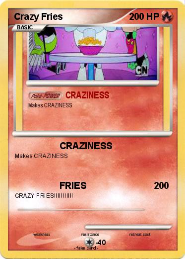 Pokemon Crazy Fries