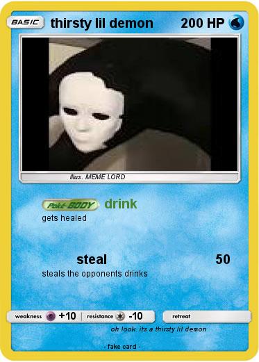Pokemon thirsty lil demon