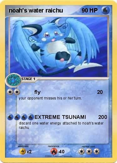 Pokemon noah's water raichu