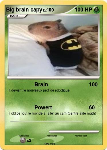 Pokemon Big brain capy