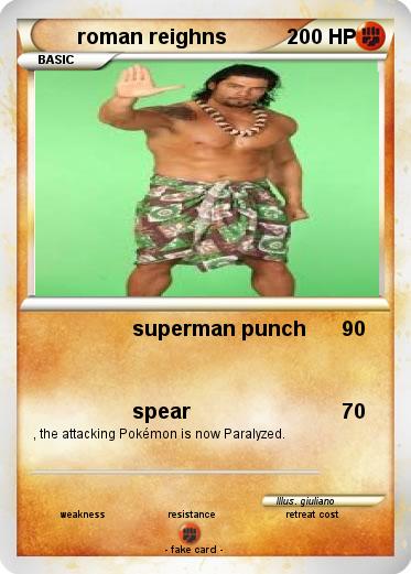 Pokemon roman reighns
