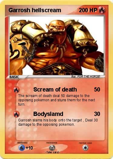 Pokemon Garrosh hellscream