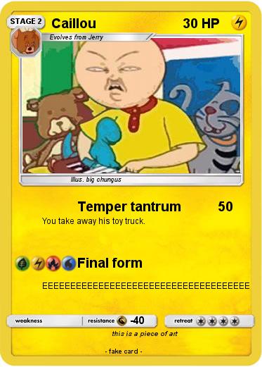 Pokemon Caillou